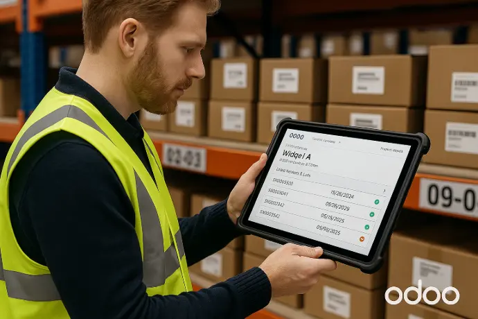 Custom Lot/Serial per Product Track individual items with precision using custom lot or serial numbers per product. Essential for traceability and compliance. Custom Lot/Serial per Product Track individual items with precision using custom lot or serial numbers per product. Essential for traceability and compliance.