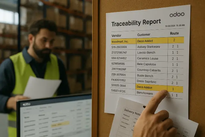 Partner in Traceability Report Gain full traceability across the supply chain with vendor and customer names now included in traceability reports Partner in Traceability Report Gain full traceability across the supply chain with vendor and customer names now included in traceability reports