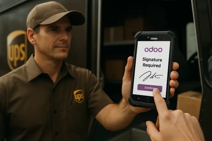 UPS Connector Signature Required Request and record customer signatures for high-value deliveries using UPS integration. UPS Connector Signature Required Request and record customer signatures for high-value deliveries using UPS integration.