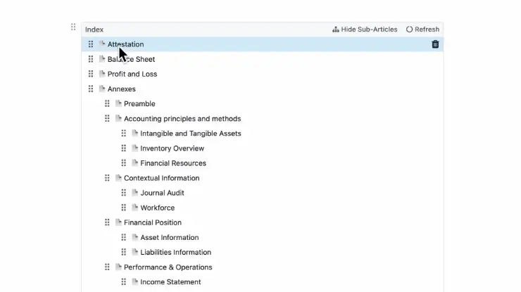 Odoo v19 Audit Report screen Odoo v19 Audit Report screen